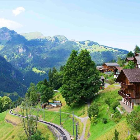 Holiday Flat #1, Chalet Aberot, Wengen, Switzerland Kültér fotó