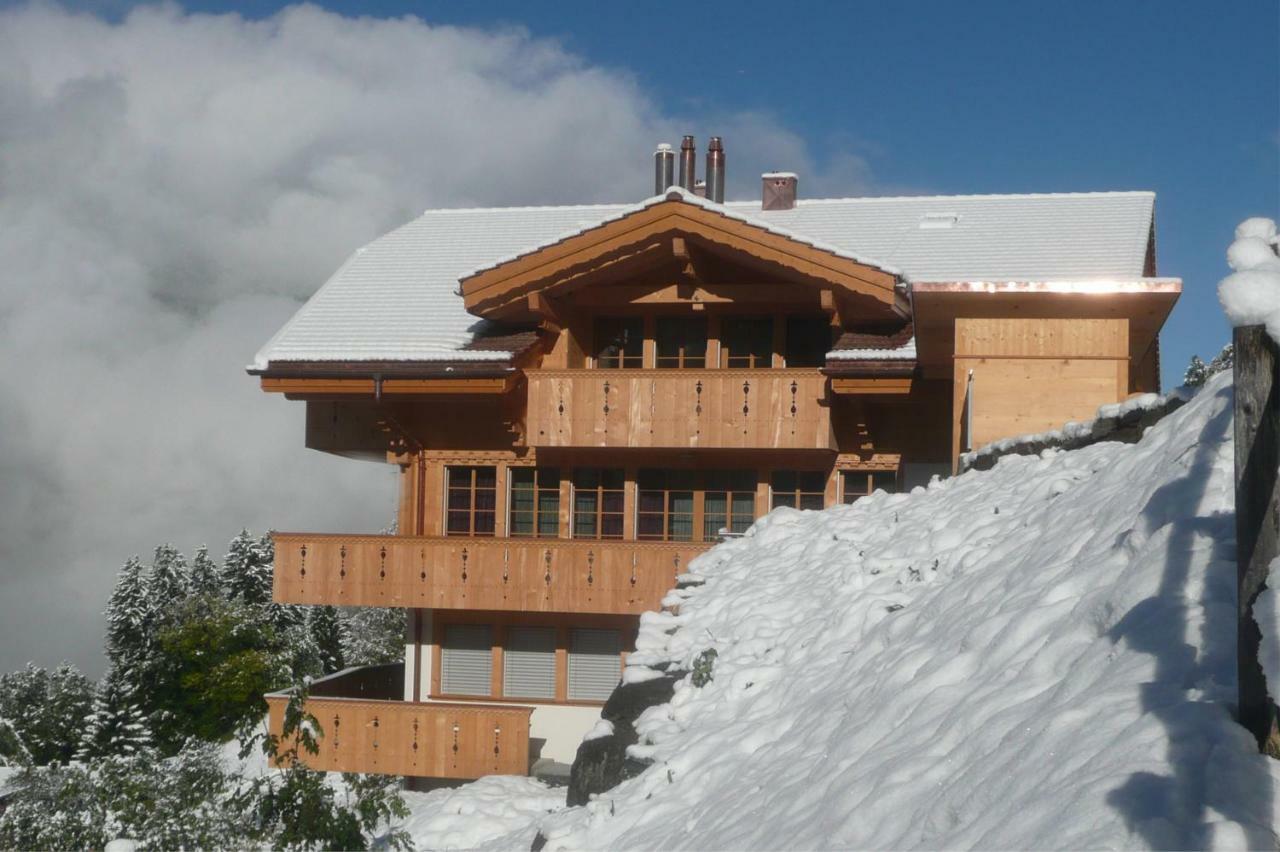 Holiday Flat #1, Chalet Aberot, Wengen, Switzerland Kültér fotó